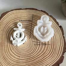 1 stampo in silicone a forma di ancora di piccole dimensioni