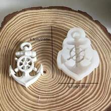 1 stampo in silicone a forma di ancora di piccole dimensioni