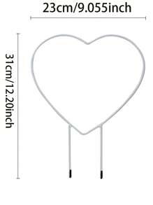 1pc/3pcs Circular Iron Garden Trellis Climbing Plant Support Spike