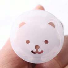 10pcs Thick Round Head Electrical Outlet Covers, Bear Shaped Electrical Socket Covers, Anti-Shock Outlet Protectors
