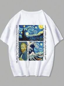 T-Shirt Frame/Sea Unisex 100% Cotton Streetwear New Release Shipping Various Colors!! - trắng - Xem 3