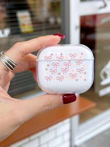 1 个极简主义蝴蝶结、草莓、雏菊图案透明耳机盒兼容 AirPods 1/2、AirPods Pro、AirPods 3、AirPods Pro（第二代） - 彩色 - 查看 4