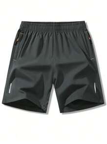 4 paquetes de nuevos pantalones cortos para hombre de secado rápido, holgados, casuales y deportivos, pantalones de playa de seda ligera para hombre
