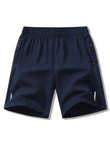 4 paquetes de nuevos pantalones cortos para hombre de secado rápido, holgados, casuales y deportivos, pantalones de playa de seda ligera para hombre