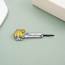 Pinza para el cabello con diseño de hombre atractivo de anime/dibujos animados - Multicolor - Ver 7