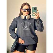 Beverly Hills Women's Printed Kangaroo Sweatshirt - 深灰色 - 查看 1