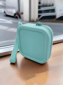 1 túi đựng đồ bằng silicon màu Macaron có khóa kéo - Chống nước, Nhẹ, Chống phai màu - Hoàn hảo để đựng son môi, tai nghe và chìa khóa với túi khóa kéo không lótHộp đựng đồ trang sức, Hộp đựng đồ trang sức, Hộp đựng đồ trang sức cho phụ nữ và trẻ em gái, Giá đựng đồ trang sức, Lý tưởng để đựng hoa tai, vòng cổ, nhẫn và phụ kiện cưới trong lễ Halloween; Cũng thích hợp để trang trí nhà cửa và quà tặng phù dâu - Nhiều màu - Xem 5