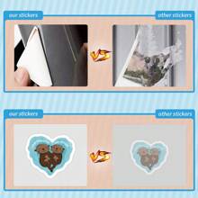 53PCS Charming Otter Stickers Aesthetic Vinyl Stickers High Quality Stickers Decals Scrapbook,Journaling,Laptop,Bumper,Skateboard,Water Bottles,Computer,Phone Stickers Can Bring A Lot Of Fun To Your Life,Perfect Gifts For Adults&Kids Back To School - Multicolor - View 5
