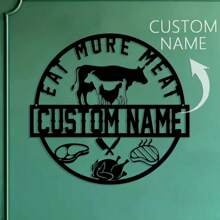 1pc Metal Garden Sign With Stakes, Garden Stake Sign Personalized, Garden Metal Sign, Custom Gardener Decor, Metal Yard Decor, Gardening Gifts Birthday Graduation