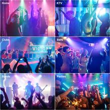 9*4W Stage Par Light RGBW LED With Remote Controller DMX512 Sound Control Mini Portable For Home Carnival Party Musical Show Wedding Concert Bar Disco KTV DJ - 2個 - 查看 6