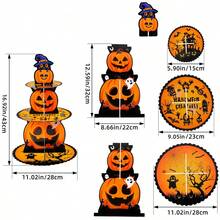 1 Stück Papier Kuchenständer, Party Kuchen Deko, Kürbis Tablett