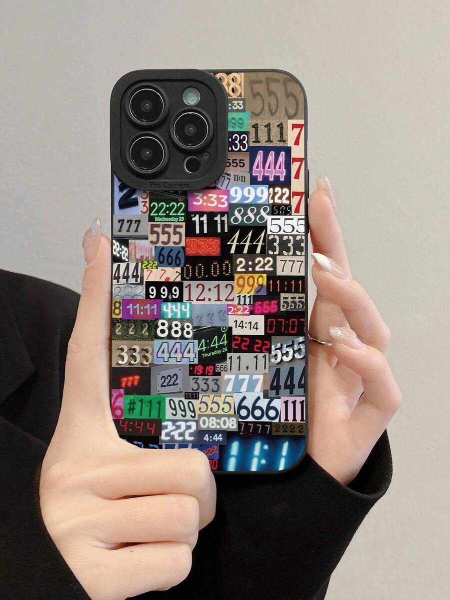 Ốp lưng điện thoại mềm dày chống sốc in số tương thích với iPhone 15/XR/7/8, iPhone 15 Pro Max/12 Pro Max/13 Pro Max/14 Pro Max, 13/14/11/12P/14, P11, P12, XS/XR/7 8P/7 8Plus, Galaxy A13 4G, A22, A21S, A51 4G, A52, S22 Ultra, A33 5G, Redmi 10, Redmi Note 11 4G, Redmi 11 Lite, A53, A14, A23, S23 Ultra, S24, A14, A15, S23, A73, , Điện thoại Redmi - Nhiều màu - Xem 1