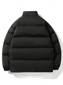 Cappotto imbottito spesso unisex alla moda e caldo