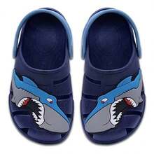 Lightweight And Comfortable Children's Slippers For Girls And Boys, Various Models, Non-Slip Kids - 鯊魚 - 查看 3
