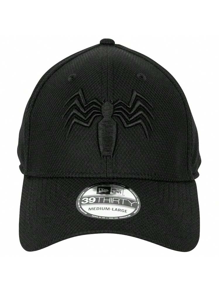 Marvel Venom Logo Black On Black 39Thirty Fitted Hat | SHEIN USA