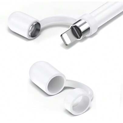 1 nắp bút thay thế bằng silicon mềm bảo vệ phụ kiện tương thích với bút Apple Pencil 1 hộp đựng bảo vệ ngòi bút bằng silicon Quà tặng cho mẹ, gia đình, bạn bè, sinh nhật, ngày lễ phụ kiện bút