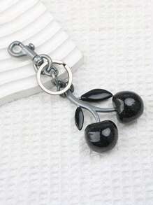 1 mặt dây chuyền hình quả anh đào, mặt dây chuyền pha lê hình quả anh đào lớn mới về, mặt dây chuyền móc chìa khóa, móc chìa khóa lấp lánh có kẹp cho túi xách, phụ kiện bằng nhựa và kim loại lấp lánh cho ví và túi xách dành cho phụ nữ móc chìa khóa hình quả anh đào, mặt dây chuyền hình quả anh đào - Nhiều màu - Xem 8