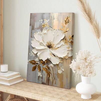 1 peça de luxo floral lona arte impressão sem moldura moderna sala de estar quarto decoração parede pendurado, quarto parede arte decoração, cartaz