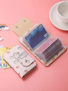 1 cái cho khe cắm nhiều thẻ nhỏ gọn dung lượng lớn bằng lái xe giấy phép lái xe dễ thương cá nhân hóa tất cả trong một gói tiền xu hoạt hình hộp đựng thẻ khe cắm nhiều thẻ đơn giản ví dung lượng lớn nhỏ chống khử từ khe cắm nhiều thẻ dễ thương thẻ ngân hàng tiền xu ví đựng thẻ kinh doanh ví đựng thẻ tín dụng phụ nữ ví đựng thẻ ảnh cho phụ nữ ví nhỏ ví ví ví đựng thẻ - Nhiều màu - Xem 2