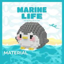 12 Types Of Ocean Animal Building Blocks, 2642pcs Micro Particle For Assembling Animal Models - Multicolor - View 5