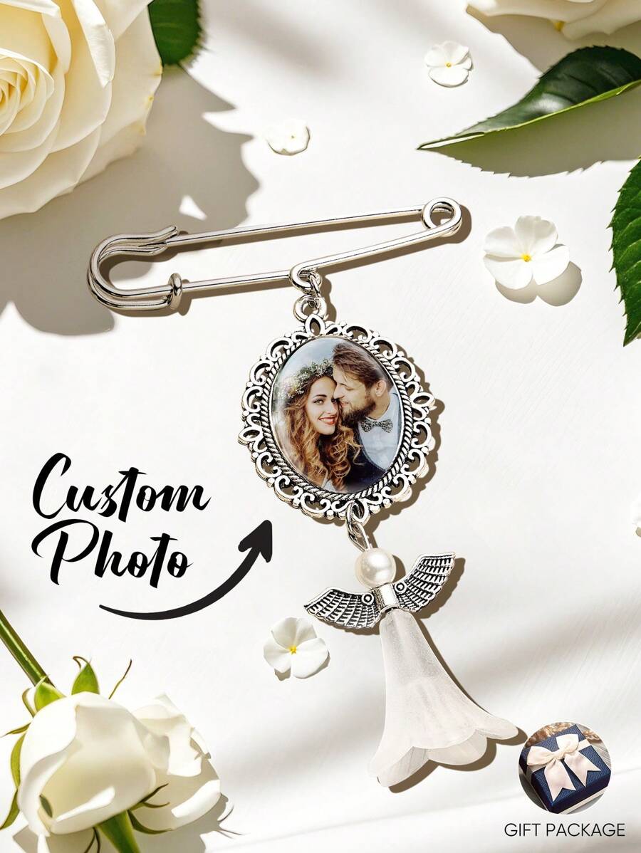 1 Stück individualisierbare Blumenstraußanhänger mit individuell bedrucktem Anhänger, personalisierter Blumenstraußanhänger für Hochzeiten, personalisierter Braut Foto Anhänger, individuelle Fotos Erinnerungsanhänger, Hochzeit, Junggesellenabschied, Hochzeitsdusche Geschenk, Verlobungsgeschenk, Hochzeitsgeschenk, Jahrestag Geschenk, Geschenk für Ihn/Sie, Geschenkidee zum Valentinstag, Geburtstag oder Jahrestag, Paare Geschenk, Geschenk für Ehefrau, Ehemann, Freundin, Freund - Stil 1 - Übersicht 1