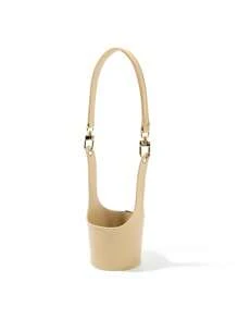 Manchon isolé de tasse en PU chic - anti-fuite, Sac fourre-tout portable pour boissons chaudes et froides | Durable, résistant à l'eau et facile à nettoyer | Parfait pour les gobelets à paille en verre, les couvercles de gobelets pour boissons, les manchons de gobelets réutilisables - Multicolore - Voir 10