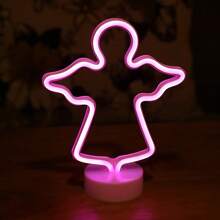 1 件霓虹灯，USB 或电池供电装饰灯，适用于女孩房间、家庭、生日派对、情人节、母亲节礼物、求婚、婚礼装饰（不含电池） - 彩色 - 查看 17