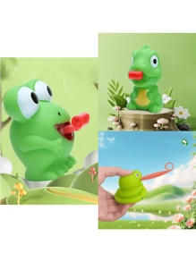 1 件带舌头的挤压青蛙玩具，有趣的坐立不安感官玩具，带声音的挤压抗压力恐龙玩具，适合儿童，玩具恐龙，一岁玩具，儿童玩具，儿童玩具，幼儿男孩玩具，恐龙>适合青少年的坐立不安玩具 - 彩色 - 查看 7