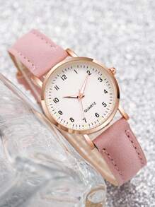 3pcs/Set Women's Fashion Casual Quartz Wrist Watch With Leather Band, Elegant Dial Design (Watch Not Included) - Multicolor - View 8