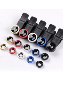 Ống kính máy ảnh điện thoại kẹp 3 trong 1 Fisheye 180°, góc rộng & macro trang trí Giáng sinh (Màu ngẫu nhiên) - Nhiều màu - Xem 9