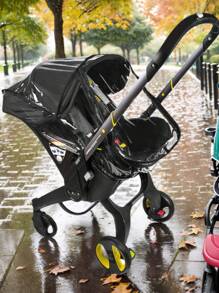 1pc EVA Waterproof And Windproof Stroller Rain Cover For Doona Stroller And Infant Car Seat, Suitable For Outdoor Winter Use