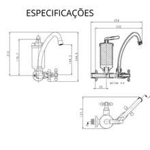 Tap And Water Purifier Filter In White ABS - 白色 - 查看 3