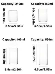 1 件玻璃花瓶水培花盆微景观鱼缸装饰，多种尺寸 - 無色 - 查看 20