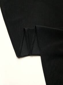 1pc Phụ kiện Abaya không tay màu đen cỡ lớn cho nữ, khăn trùm đầu rộng rãi, che cằm, Al-Amira, Khimar, băng đô, khăn trùm đầu mềm mại cho nữ - màu đen - Xem 6