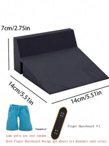 Vingertop Speelgoed 6-in-1 Vinger Met Vinger skateboard Kit Trap Volgen Met Vinger Rolschaatsen ( Vinger Skateboard Verstuur op Willekeurige kleur )