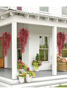 1/2pcs Artificial Fall Decor, Front Door Decoration, Indoor Outdoor Home Decoration, Seasonal Holiday Room Decor For Corridor, Window, Office, Autumn Themed - Multicolor - View 1