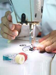 20 piezas de hilos de bobina de costura, accesorios de costura, bobinas - transparente - Ver 5