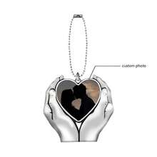 1 Móc khóa hình ảnh tùy chỉnh cho xe hơi, Quà tặng sinh nhật, Quà tặng kỷ niệm, Quà tặng ngày lễ tình nhân, Quà tặng ngày của cha, Quà tặng ngày của mẹ, Quà tặng cho anh ấy/cô ấy - màu xám bạc - Xem 4