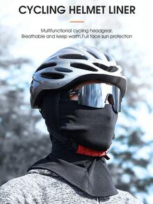 1 件 WEST BIKING 男女通用冬季保暖头饰，摩托车和自行车防风面罩，适合骑自行车、滑雪和骑行 - 彩色 - 查看 3