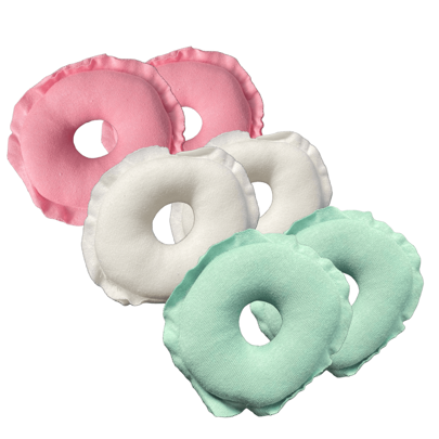 Kit 3 Pares de Protetor Para Seios Rosquinha de Amamentar Gestante Pós Parto Maternidade Lavavél