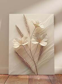 3pcs Minimalist Style Poster, European Style Wall Art, Flowers Wall Decor, Modern Posters, Fashion Artwork Home Decor Ideal Gift, Room Aesthetic Canvas Painting Art Print, Living Room Bedroom Kitchen Bathroom Dormitory Decorative Painting, No Frame Gifts Birthday Graduation