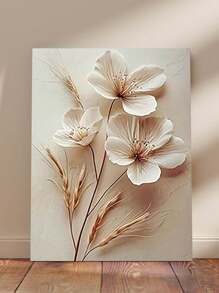 3pcs Minimalist Style Poster, European Style Wall Art, Flowers Wall Decor, Modern Posters, Fashion Artwork Home Decor Ideal Gift, Room Aesthetic Canvas Painting Art Print, Living Room Bedroom Kitchen Bathroom Dormitory Decorative Painting, No Frame Gifts Birthday Graduation