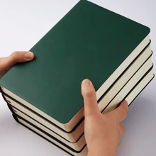 2 cuadernos con tapa blanda A5 grandes - Diario de trabajo y estudio universitario reflexivo - Páginas ultra gruesas y duraderas