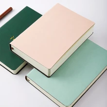2 cuadernos con tapa blanda A5 grandes - Diario de trabajo y estudio universitario reflexivo - Páginas ultra gruesas y duraderas