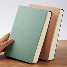 2 cuadernos con tapa blanda A5 grandes - Diario de trabajo y estudio universitario reflexivo - Páginas ultra gruesas y duraderas