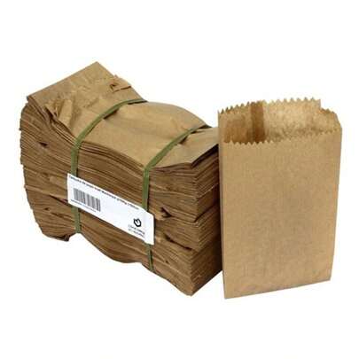 Saco De Papel Kraft 1/4 - 500 Unidades 14x10cm