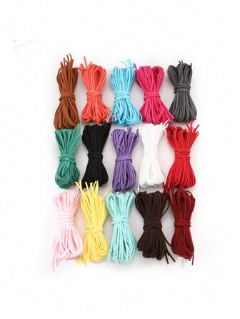 yuenz 10 件/套 米长韩国丝绒绳 用于花卉丝绒丝带 首饰 DIY 配件 花朵装饰 烘焙礼盒礼品丝带 V156