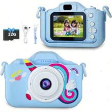 Yowmoy HD Kids Camera For 3-12 Year Olds - 1080P Video Recording, Frames & Filters, Perfect Back-To-School & Birthday Gift For 3-10 Years Old Children.Includes Lanyard, Best Birthday Gift