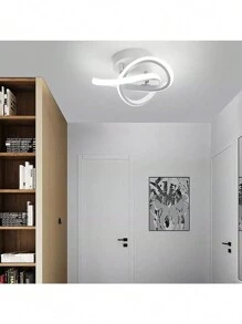 Lámpara Techo Baño Led Regulable Lus Moderna Colgante 3modos - Blanco - Ver 9