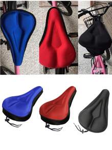 1pc Summer Breathable Thickened Bicycle Seat Saddle Seat Soft Outdoor Mountain Bike Bicycle Seat Cushion Cycling Cushion Cover Bike Accessories